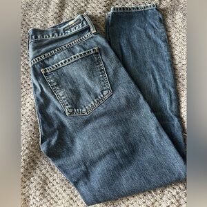 Citizens Of Humanity Women's Liya buttonfly crop High Rise Blue Jeans 28 x 27.5